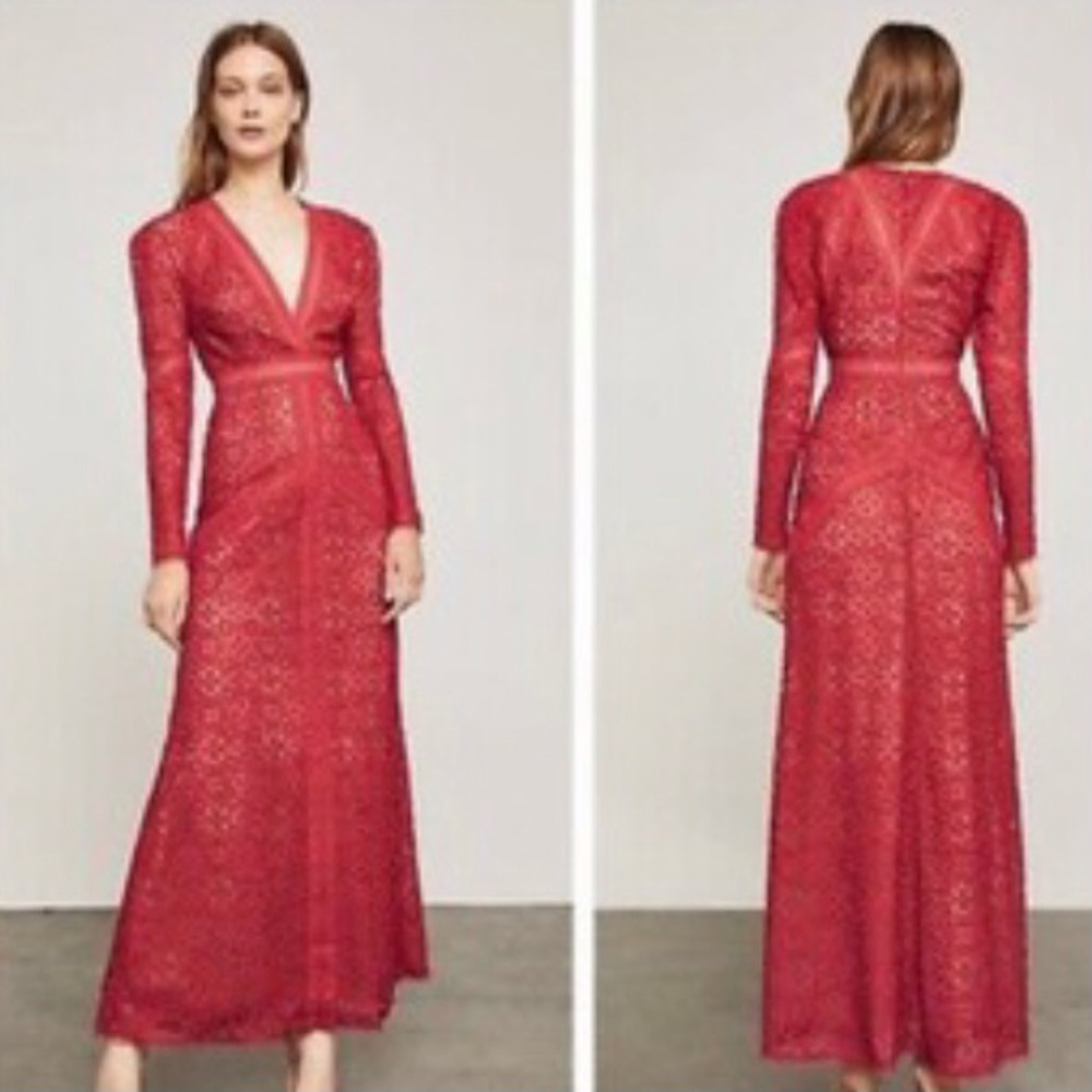 NWT BCBG Red Lace Dress ❤️ Perfect Valentines Dress! - Picture 2 of 7